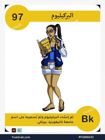 قم بتحميل ملف فيكتور عنصر البركليوم الكيميائي بجودة عالية. تصميم جرافيك احترافي للمشاريع العلمية، البوسترات، والوسائط الرقمية، الملف متاح للتحميل الفوري.